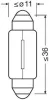 Glühlampe, Kennzeichenleuchte 12 V 5 W C5W ams-OSRAM 6418 Bild Glühlampe, Kennzeichenleuchte 12 V 5 W C5W ams-OSRAM 6418