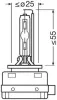 Glühlampe, Fernscheinwerfer 85 V 35 W D1S (Gasentladungslampe) ams-OSRAM 66140CLC Bild Glühlampe, Fernscheinwerfer 85 V 35 W D1S (Gasentladungslampe) ams-OSRAM 66140CLC