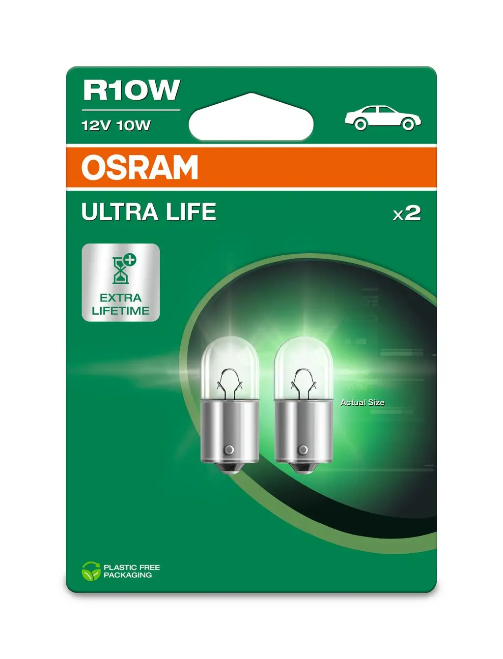 Glühlampe, Blinkleuchte 12 V 10 W R10W ams-OSRAM 5008ULT-2BL