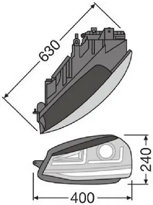 Hauptscheinwerfersatz 12 V ams-OSRAM LEDHL104-GTI Bild Hauptscheinwerfersatz 12 V ams-OSRAM LEDHL104-GTI