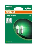 Glühlampe, Blinkleuchte 12 V 6 W H6W ams-OSRAM 64132ULT-2BL