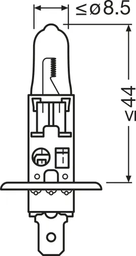 Glühlampe, Fernscheinwerfer 12 V 55 W H1 ams-OSRAM 64150NBS-1BL Bild Glühlampe, Fernscheinwerfer 12 V 55 W H1 ams-OSRAM 64150NBS-1BL