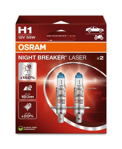 Glühlampe, Fernscheinwerfer 12 V 55 W H1 ams-OSRAM 64150NL-2HB Bild Glühlampe, Fernscheinwerfer 12 V 55 W H1 ams-OSRAM 64150NL-2HB