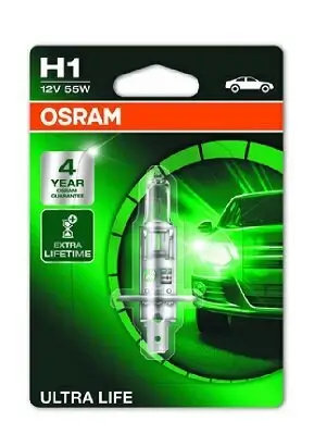 Glühlampe, Fernscheinwerfer 12 V 55 W H1 ams-OSRAM 64150ULT-01B