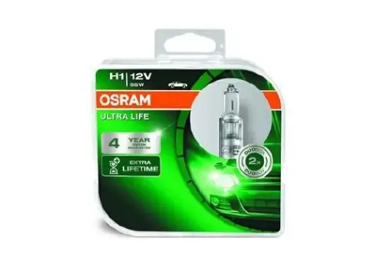 Glühlampe, Fernscheinwerfer 12 V 55 W H1 ams-OSRAM 64150ULT-HCB Bild Glühlampe, Fernscheinwerfer 12 V 55 W H1 ams-OSRAM 64150ULT-HCB