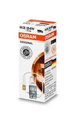 Glühlampe, Fernscheinwerfer 24 V 70 W H3 ams-OSRAM 64156 Bild Glühlampe, Fernscheinwerfer 24 V 70 W H3 ams-OSRAM 64156