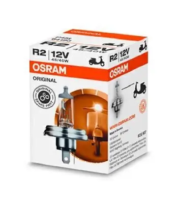 Glühlampe, Fernscheinwerfer 12 V 45/40 W R2 (Bilux) ams-OSRAM 64183