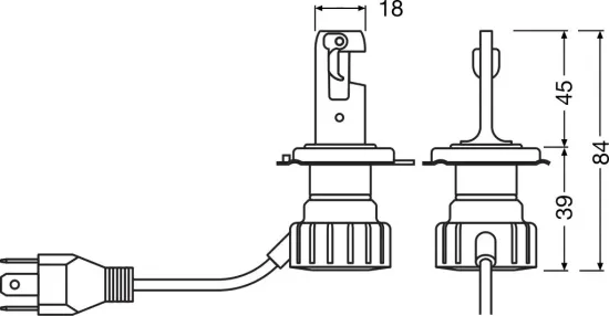 Glühlampe, Fernscheinwerfer 12 V 19/20 W Umrüstung H4 auf LED ams-OSRAM 64193DWNBVNT-2MB Bild Glühlampe, Fernscheinwerfer 12 V 19/20 W Umrüstung H4 auf LED ams-OSRAM 64193DWNBVNT-2MB