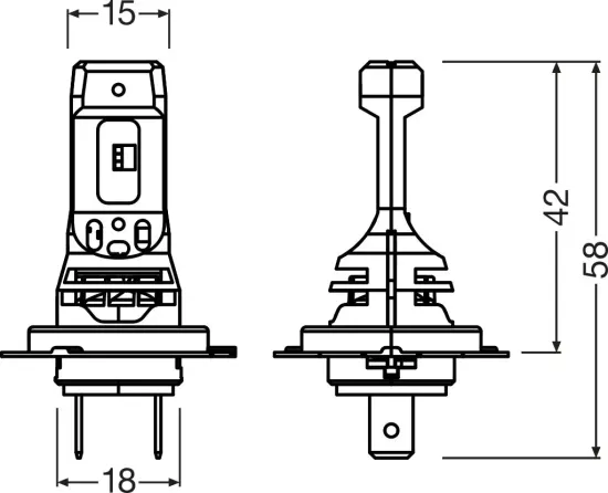 Glühlampe, Fernscheinwerfer 12 V 16 W Umrüstung H7 auf LED ams-OSRAM 64210DWNBSP-2HB Bild Glühlampe, Fernscheinwerfer 12 V 16 W Umrüstung H7 auf LED ams-OSRAM 64210DWNBSP-2HB