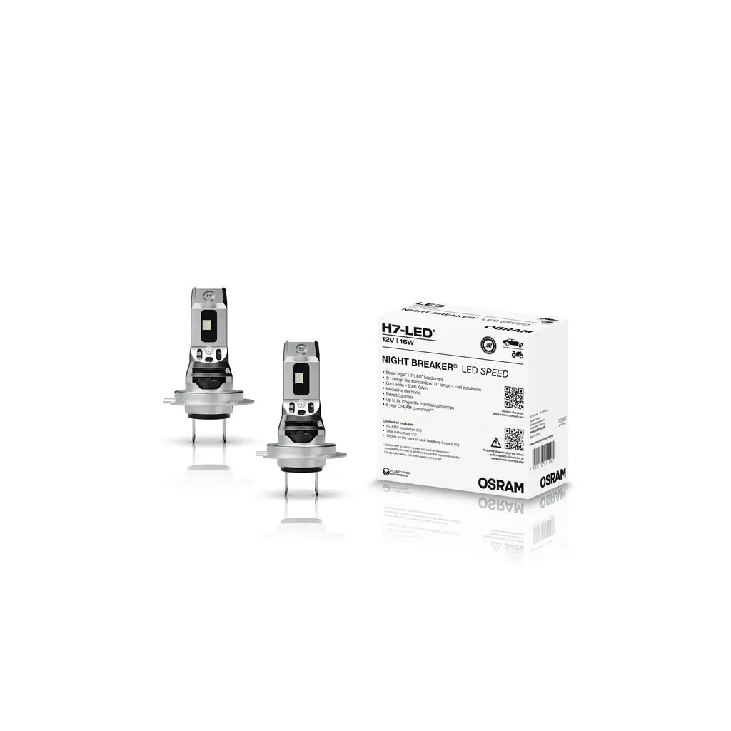 Glühlampe, Fernscheinwerfer 12 V 16 W Umrüstung H7 auf LED ams-OSRAM 64210DWNBSP