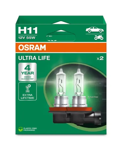 Glühlampe, Fernscheinwerfer 12 V 55 W H11 ams-OSRAM 64211ULT-2HB Bild Glühlampe, Fernscheinwerfer 12 V 55 W H11 ams-OSRAM 64211ULT-2HB