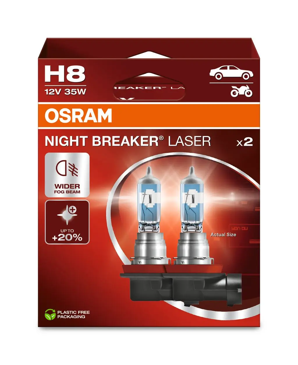 Glühlampe, Fernscheinwerfer 12 V 35 W H8 ams-OSRAM 64212NL-2HB