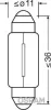 Glühlampe, Innenraumleuchte 12 V 10 W Sockelglühlampe ams-OSRAM 6461