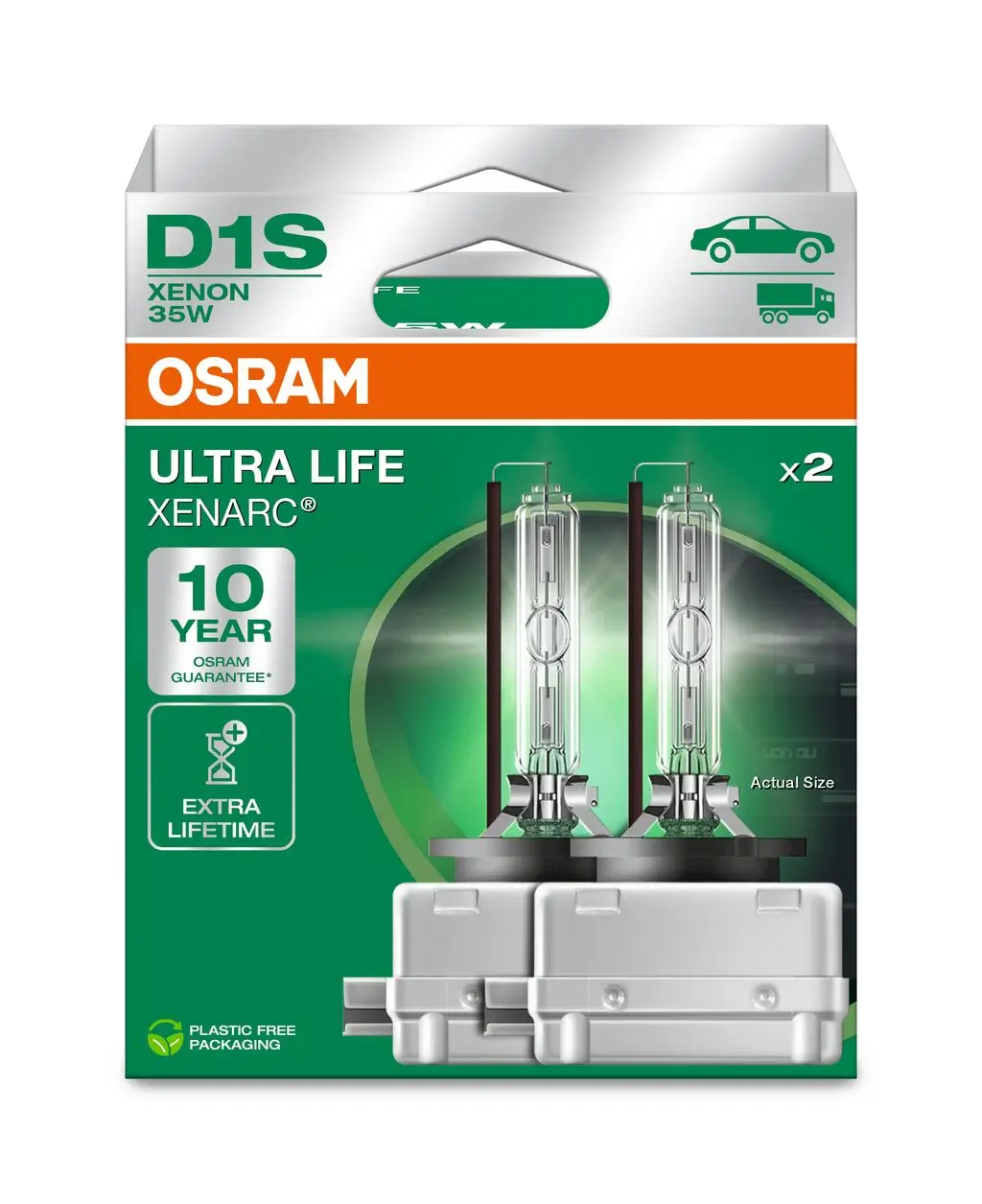 Glühlampe, Fernscheinwerfer 85 V 35 W D1S (Gasentladungslampe) ams-OSRAM 66140ULT-2HB