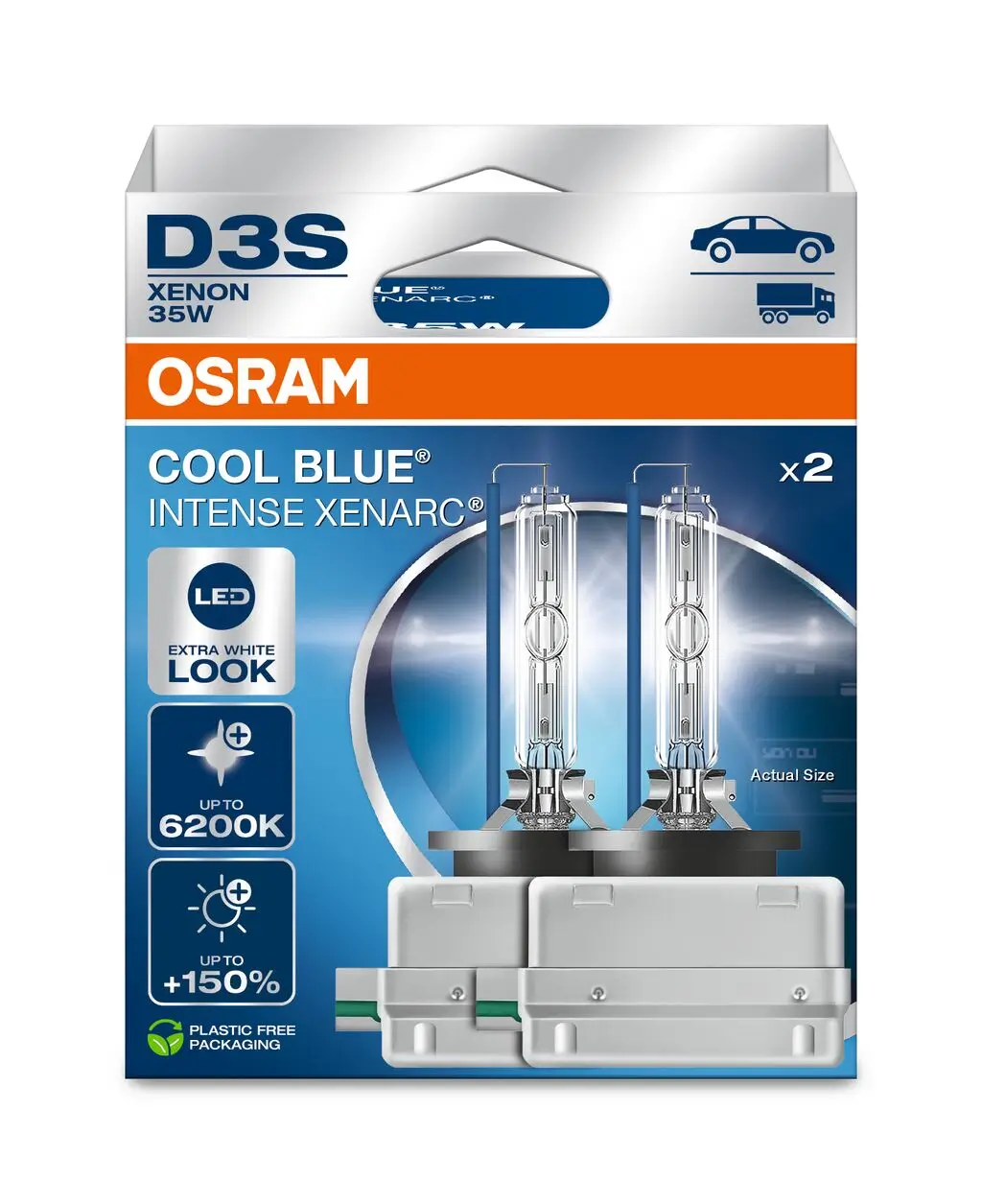 Glühlampe, Fernscheinwerfer 42 V 35 W D3S (Gasentladungslampe) ams-OSRAM 66340CBN-2HB