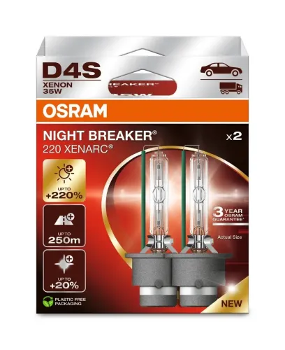 Glühlampe, Fernscheinwerfer 42 V 35 W D4S (Gasentladungslampe) ams-OSRAM 66440XN2-2HB Bild Glühlampe, Fernscheinwerfer 42 V 35 W D4S (Gasentladungslampe) ams-OSRAM 66440XN2-2HB