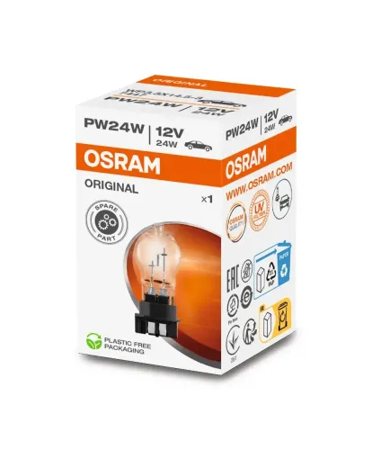 Glühlampe, Blinkleuchte 12 V 24 W PW24W ams-OSRAM 7447 Bild Glühlampe, Blinkleuchte 12 V 24 W PW24W ams-OSRAM 7447