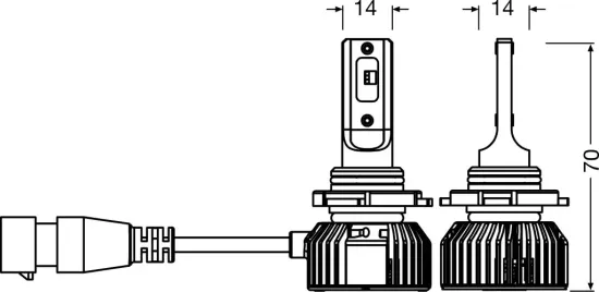 Glühlampe, Fernscheinwerfer 12 V 21 W LED ams-OSRAM 9005DWNBSM-2HB Bild Glühlampe, Fernscheinwerfer 12 V 21 W LED ams-OSRAM 9005DWNBSM-2HB