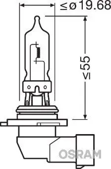 Glühlampe, Fernscheinwerfer 12 V 60 W HB3 ams-OSRAM 9005CBI-HCB Bild Glühlampe, Fernscheinwerfer 12 V 60 W HB3 ams-OSRAM 9005CBI-HCB