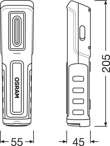 Handleuchte 3,7 V ams-OSRAM LEDIL405 Bild Handleuchte 3,7 V ams-OSRAM LEDIL405