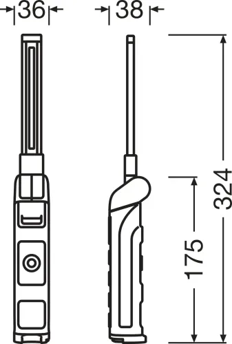 Handleuchte 3,7 V ams-OSRAM LEDIL422 Bild Handleuchte 3,7 V ams-OSRAM LEDIL422