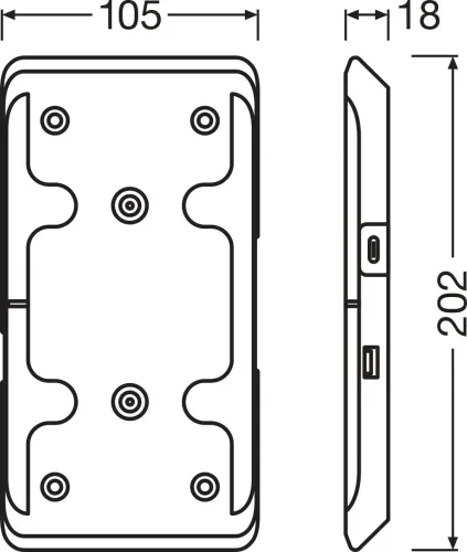 Handleuchte 220 V ams-OSRAM LEDIL424 Bild Handleuchte 220 V ams-OSRAM LEDIL424