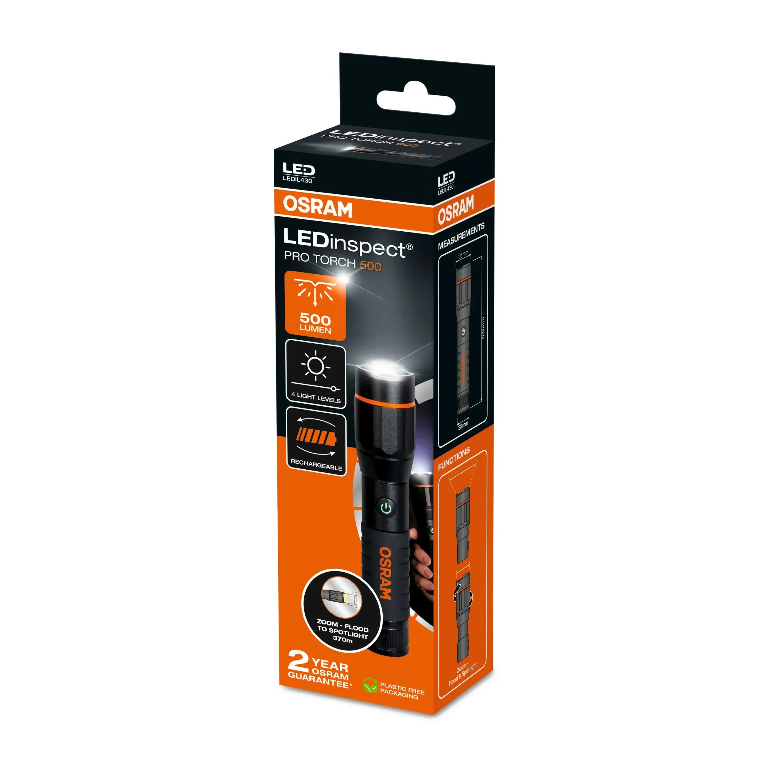 Handleuchte 3,7 V ams-OSRAM LEDIL430