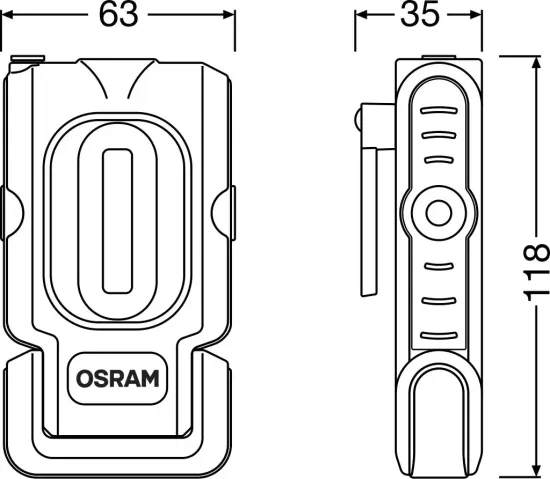 Handleuchte 3,7 V ams-OSRAM LEDIL435ESNCDU Bild Handleuchte 3,7 V ams-OSRAM LEDIL435ESNCDU