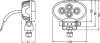 Arbeitsscheinwerfer ams-OSRAM LEDWL112-WD Bild Arbeitsscheinwerfer ams-OSRAM LEDWL112-WD