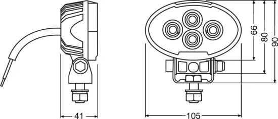 Arbeitsscheinwerfer ams-OSRAM LEDWL112-WD Bild Arbeitsscheinwerfer ams-OSRAM LEDWL112-WD