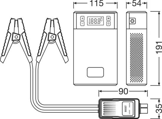 Batteriestarter ams-OSRAM OJS020TI Bild Batteriestarter ams-OSRAM OJS020TI