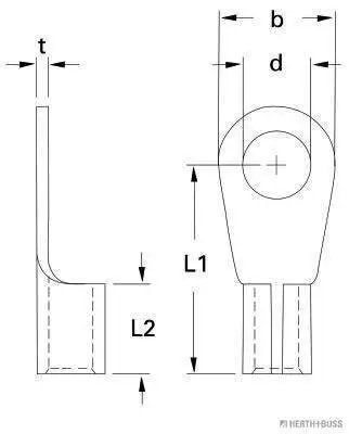 Lötverbinder HERTH+BUSS ELPARTS 50250356 Bild Lötverbinder HERTH+BUSS ELPARTS 50250356