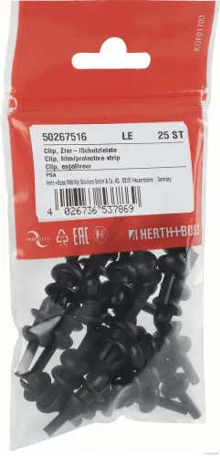 Clip, Zier-/Schutzleiste Fahrzeugheck HERTH+BUSS ELPARTS 50267516 Bild Clip, Zier-/Schutzleiste Fahrzeugheck HERTH+BUSS ELPARTS 50267516