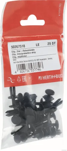 Clip, Zier-/Schutzleiste Fahrzeugfront karosserieseitig Fahrzeugheck Stoßfänger HERTH+BUSS ELPARTS 50267518 Bild Clip, Zier-/Schutzleiste Fahrzeugfront karosserieseitig Fahrzeugheck Stoßfänger HERTH+BUSS ELPARTS 50267518