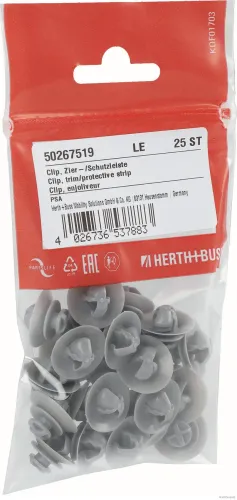 Clip, Zier-/Schutzleiste Seitenwand HERTH+BUSS ELPARTS 50267519 Bild Clip, Zier-/Schutzleiste Seitenwand HERTH+BUSS ELPARTS 50267519