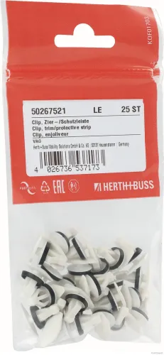 Clip, Zier-/Schutzleiste Fahrzeugtür Türverkleidung Innenraumverkleidung HERTH+BUSS ELPARTS 50267521 Bild Clip, Zier-/Schutzleiste Fahrzeugtür Türverkleidung Innenraumverkleidung HERTH+BUSS ELPARTS 50267521