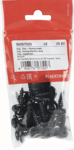 Clip, Zier-/Schutzleiste Innenraumverkleidung HERTH+BUSS ELPARTS 50267533 Bild Clip, Zier-/Schutzleiste Innenraumverkleidung HERTH+BUSS ELPARTS 50267533