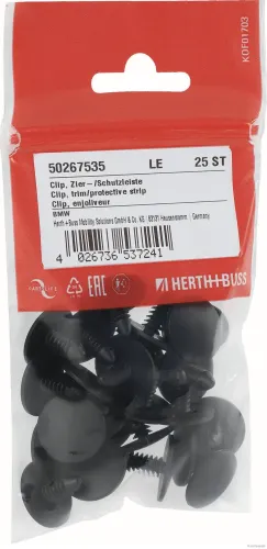 Clip, Zier-/Schutzleiste Innenraumverkleidung Türverkleidung HERTH+BUSS ELPARTS 50267535 Bild Clip, Zier-/Schutzleiste Innenraumverkleidung Türverkleidung HERTH+BUSS ELPARTS 50267535