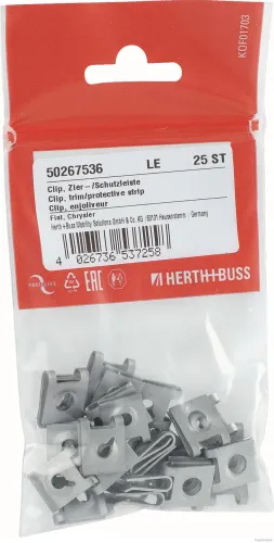 Clip, Zier-/Schutzleiste Fahrzeugheck Stoßfänger Seitenwand Motorraum Fahrzeugfront radseitig HERTH+BUSS ELPARTS 50267536 Bild Clip, Zier-/Schutzleiste Fahrzeugheck Stoßfänger Seitenwand Motorraum Fahrzeugfront radseitig HERTH+BUSS ELPARTS 50267536