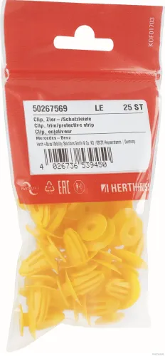 Clip, Zier-/Schutzleiste Fahrzeughecktür Türverkleidung HERTH+BUSS ELPARTS 50267569 Bild Clip, Zier-/Schutzleiste Fahrzeughecktür Türverkleidung HERTH+BUSS ELPARTS 50267569