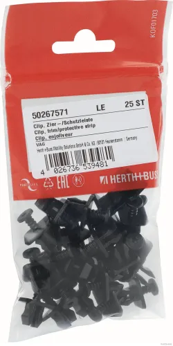 Clip, Zier-/Schutzleiste Fahrzeugtür Türverkleidung HERTH+BUSS ELPARTS 50267571 Bild Clip, Zier-/Schutzleiste Fahrzeugtür Türverkleidung HERTH+BUSS ELPARTS 50267571