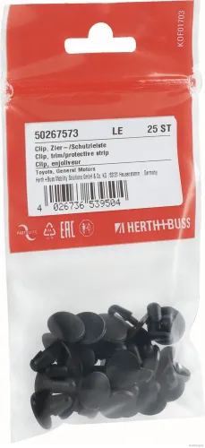 Clip, Zier-/Schutzleiste Motorhaube motorseitig HERTH+BUSS ELPARTS 50267573 Bild Clip, Zier-/Schutzleiste Motorhaube motorseitig HERTH+BUSS ELPARTS 50267573