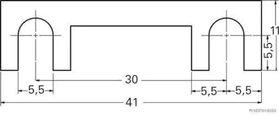 Sicherung HERTH+BUSS ELPARTS 50295125 Bild Sicherung HERTH+BUSS ELPARTS 50295125