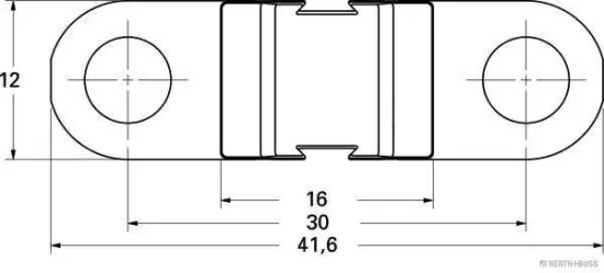 Sicherung HERTH+BUSS ELPARTS 50295838 Bild Sicherung HERTH+BUSS ELPARTS 50295838
