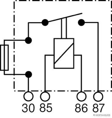 Relais, Arbeitsstrom HERTH+BUSS ELPARTS 75613113 Bild Relais, Arbeitsstrom HERTH+BUSS ELPARTS 75613113
