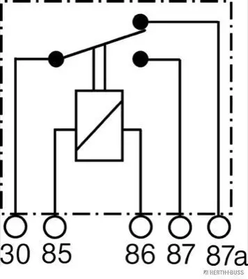 Relais, Arbeitsstrom HERTH+BUSS ELPARTS 75613151 Bild Relais, Arbeitsstrom HERTH+BUSS ELPARTS 75613151