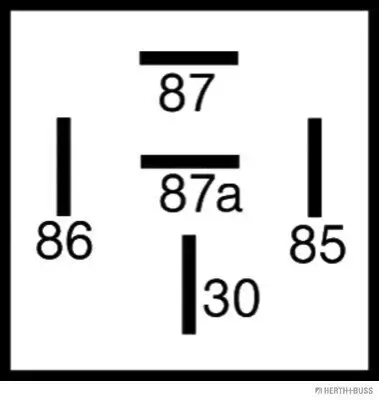 Relais, Arbeitsstrom HERTH+BUSS ELPARTS 75613151 Bild Relais, Arbeitsstrom HERTH+BUSS ELPARTS 75613151