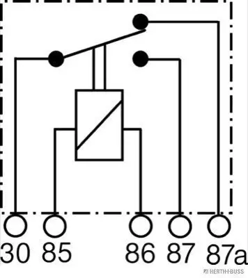 Relais, Arbeitsstrom HERTH+BUSS ELPARTS 75613152 Bild Relais, Arbeitsstrom HERTH+BUSS ELPARTS 75613152