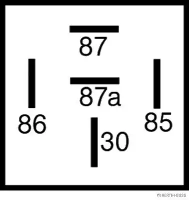 Relais, Arbeitsstrom HERTH+BUSS ELPARTS 75613154 Bild Relais, Arbeitsstrom HERTH+BUSS ELPARTS 75613154