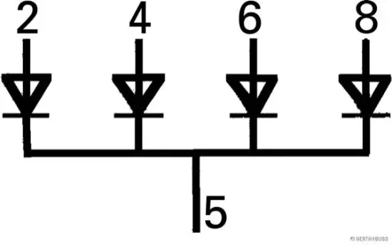 Diode HERTH+BUSS ELPARTS 75614161 Bild Diode HERTH+BUSS ELPARTS 75614161